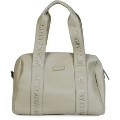Sac à langer mommy club signature simili cuir vert