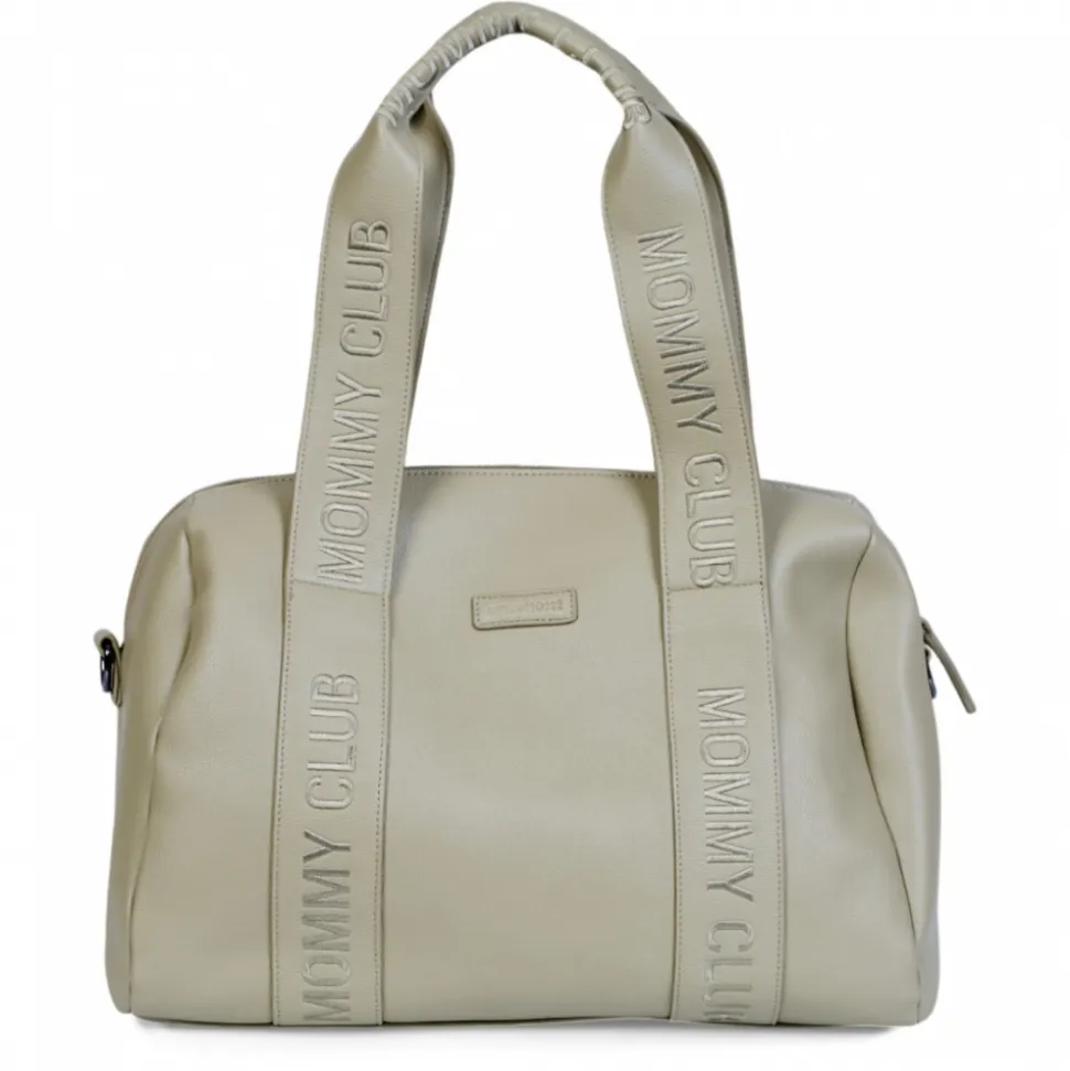 Sac à langer mommy club signature simili cuir vert