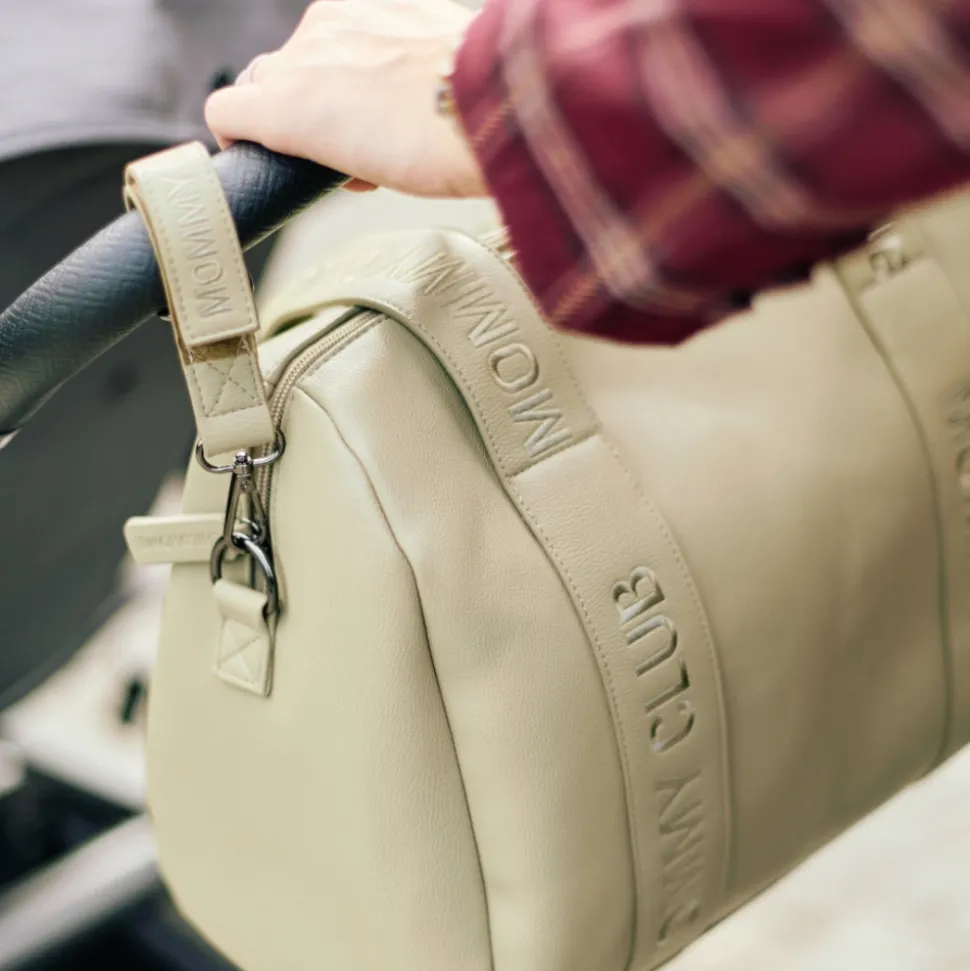 Sac à langer mommy club signature simili cuir vert