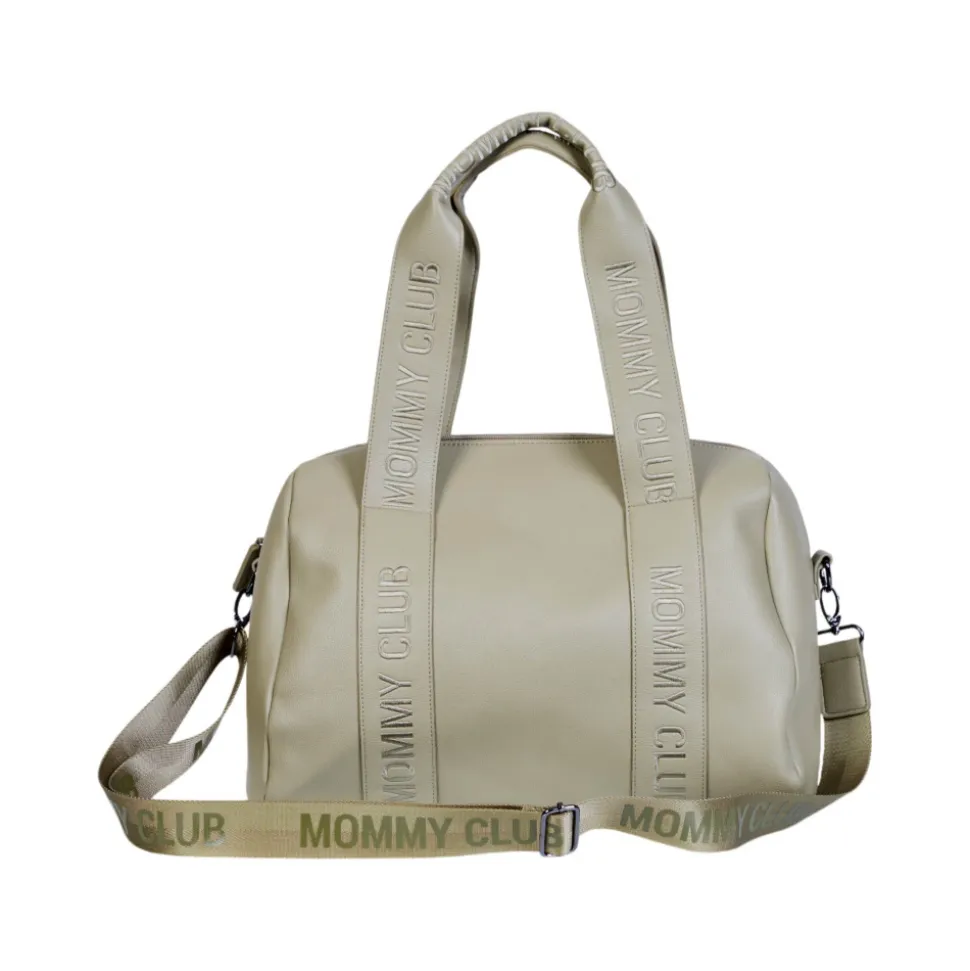 Sac à langer mommy club signature simili cuir vert