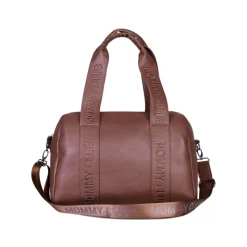 Sac à langer mommy club signature simili cuir marron foncé