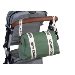 Sac à langer mommy club signature canvas vert