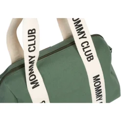 Sac à langer mommy club signature canvas vert