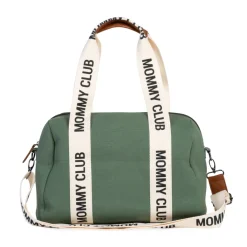 Sac à langer mommy club signature canvas vert