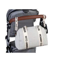 Sac à langer mommy club signature canvas écru