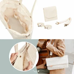 Sac à langer tote bag bloom