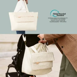 Sac à langer tote bag bloom
