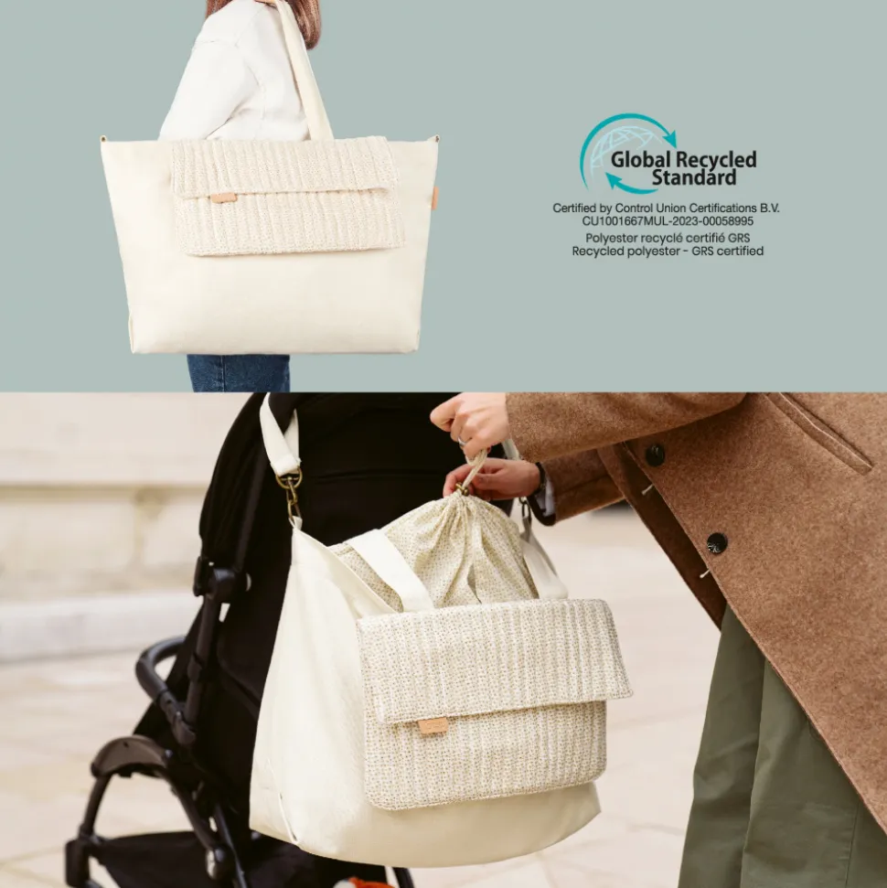 Sac à langer tote bag bloom