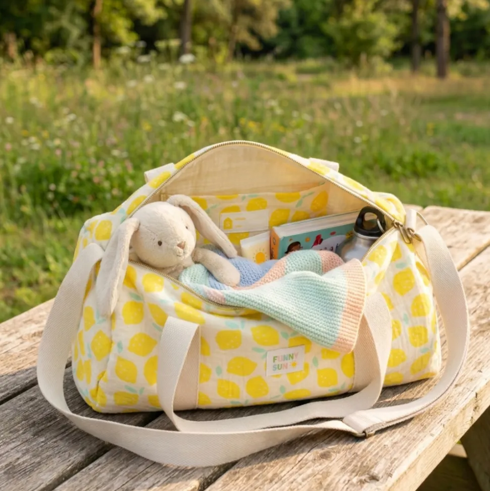 Sac polochon citron