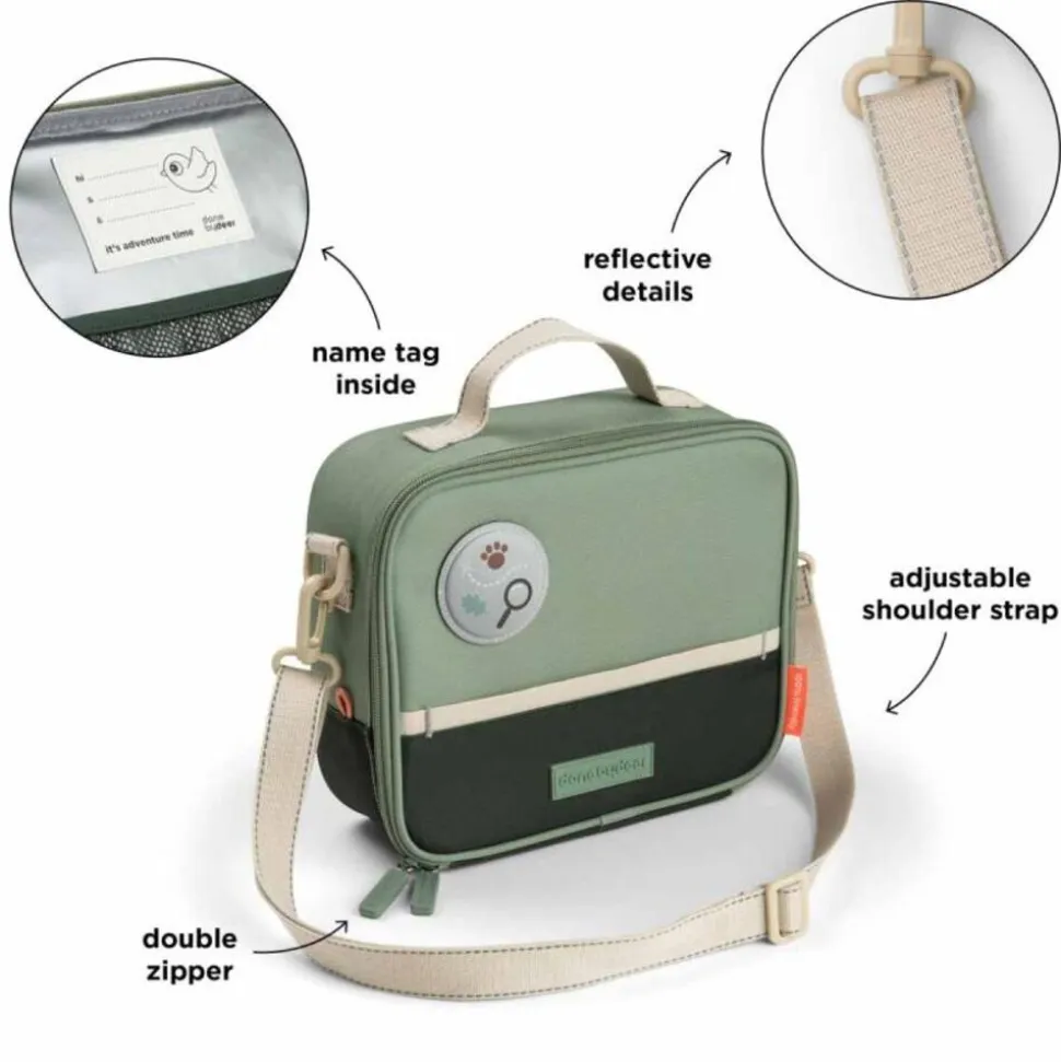 Sac repas isotherme tiny trails vert