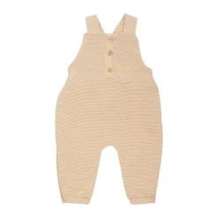 Salopette maille caramel 1-3 mois