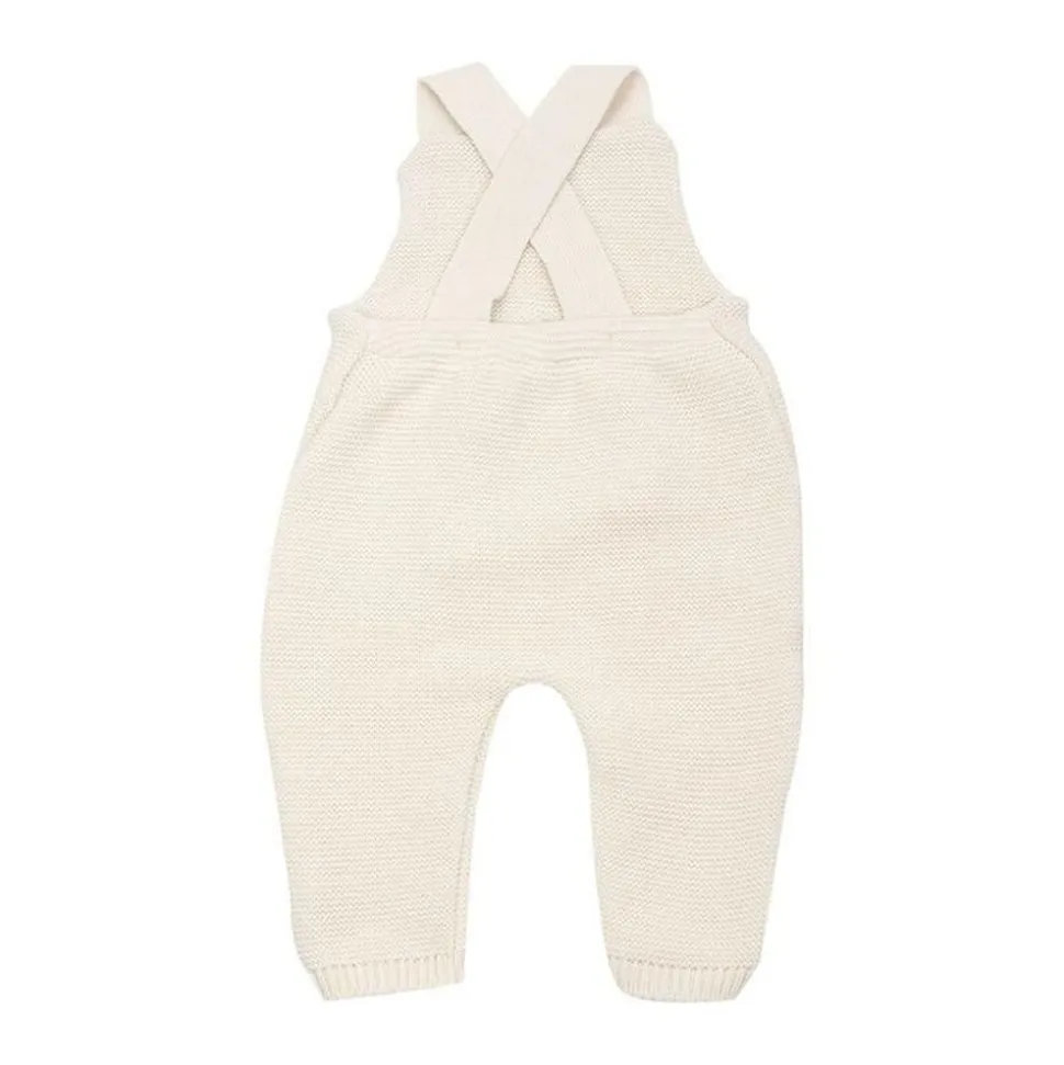 Salopette maille sable 1-3 mois
