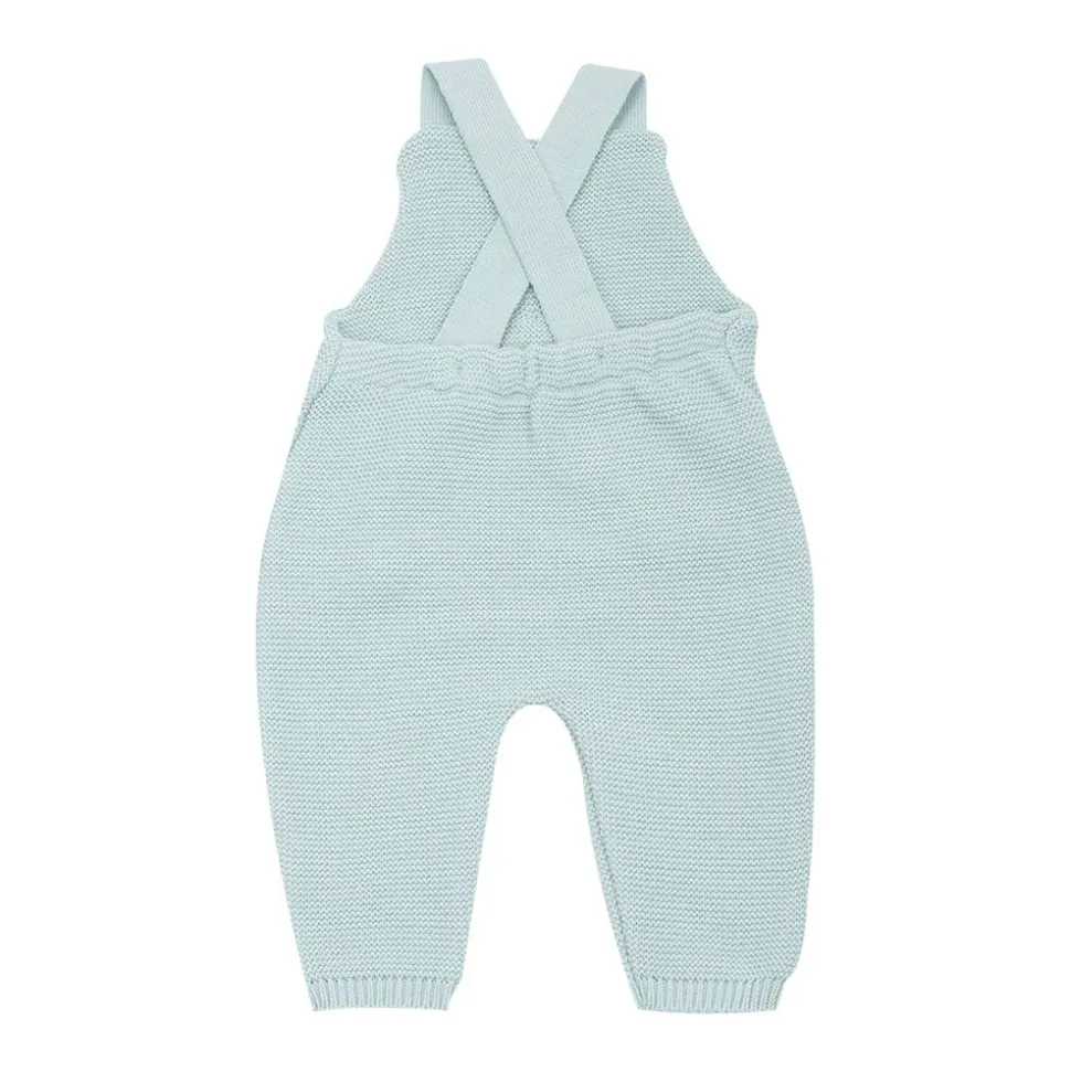 Salopette maille sauge 1-3 mois