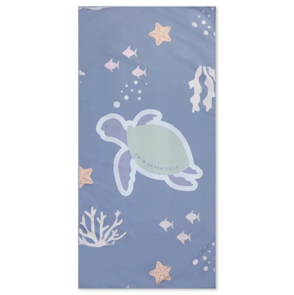 Serviette coral bliss blue 135x65 cm