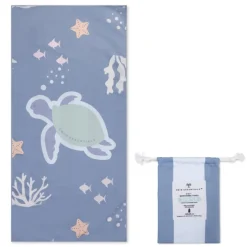 Serviette coral bliss blue 135x65 cm