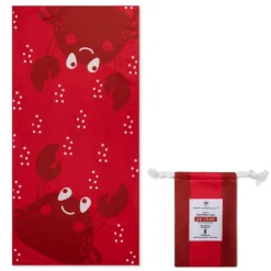 Serviette crabe microfibre 135x65 cm
