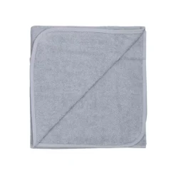 Serviette de bain bébé gris 70x140 cm