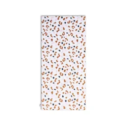Serviette de plage coton 135 x 65 cm - léopard kaki