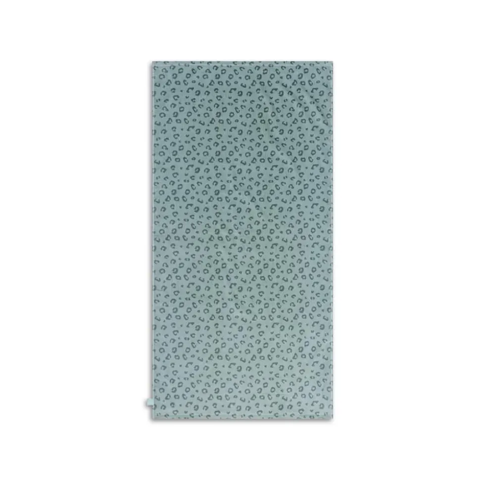 Serviette de plage coton 135 x 65 cm - léopard vert