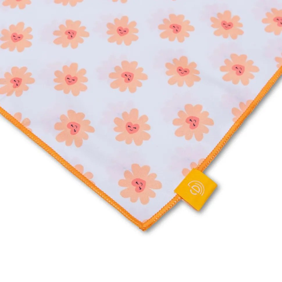 Serviette floral love microfibre 135x65 cm