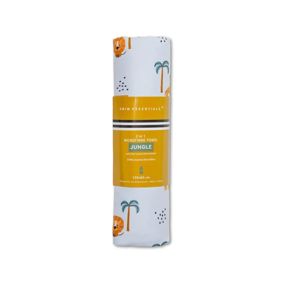 Serviette jungle microfibre 135x65 cm