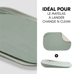 Serviette à langer pour matelas à langer sage