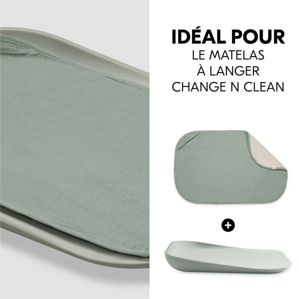 Serviette à langer pour matelas à langer sage