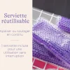 Serviette post-accouchement apaisante chaud/froid