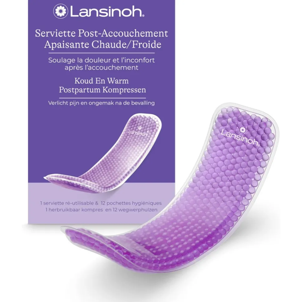 Serviette post-accouchement apaisante chaud/froid
