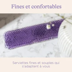 Serviette post-accouchement apaisante chaud/froid