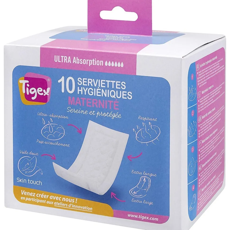 Serviettes hygiéniques post accouchement