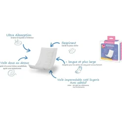 Serviettes hygiéniques post accouchement
