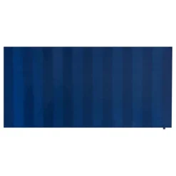 Serviette zèbre bleu microfibre 135x65 cm