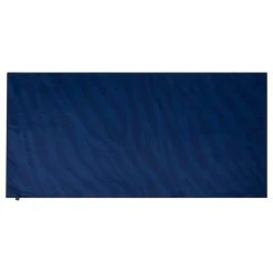 Serviette zèbre bleu microfibre 135x65 cm