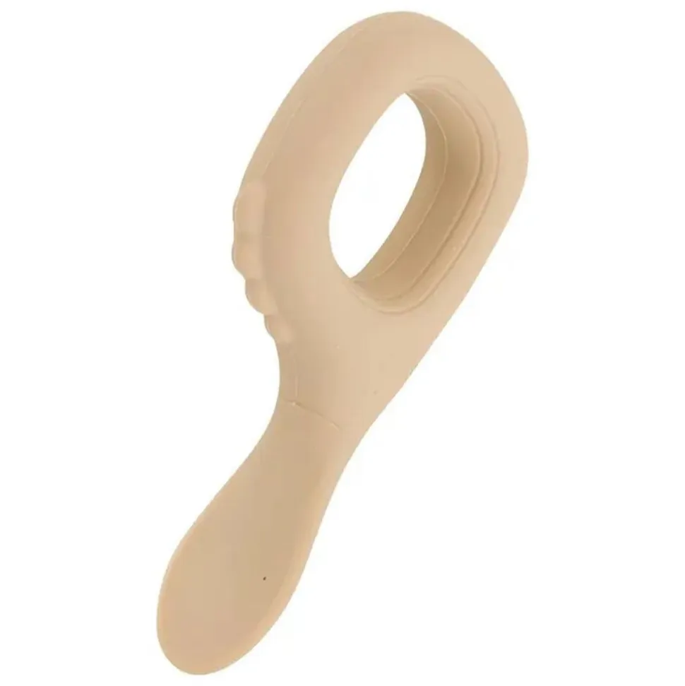 Set bavoir et cuillère yum - beige