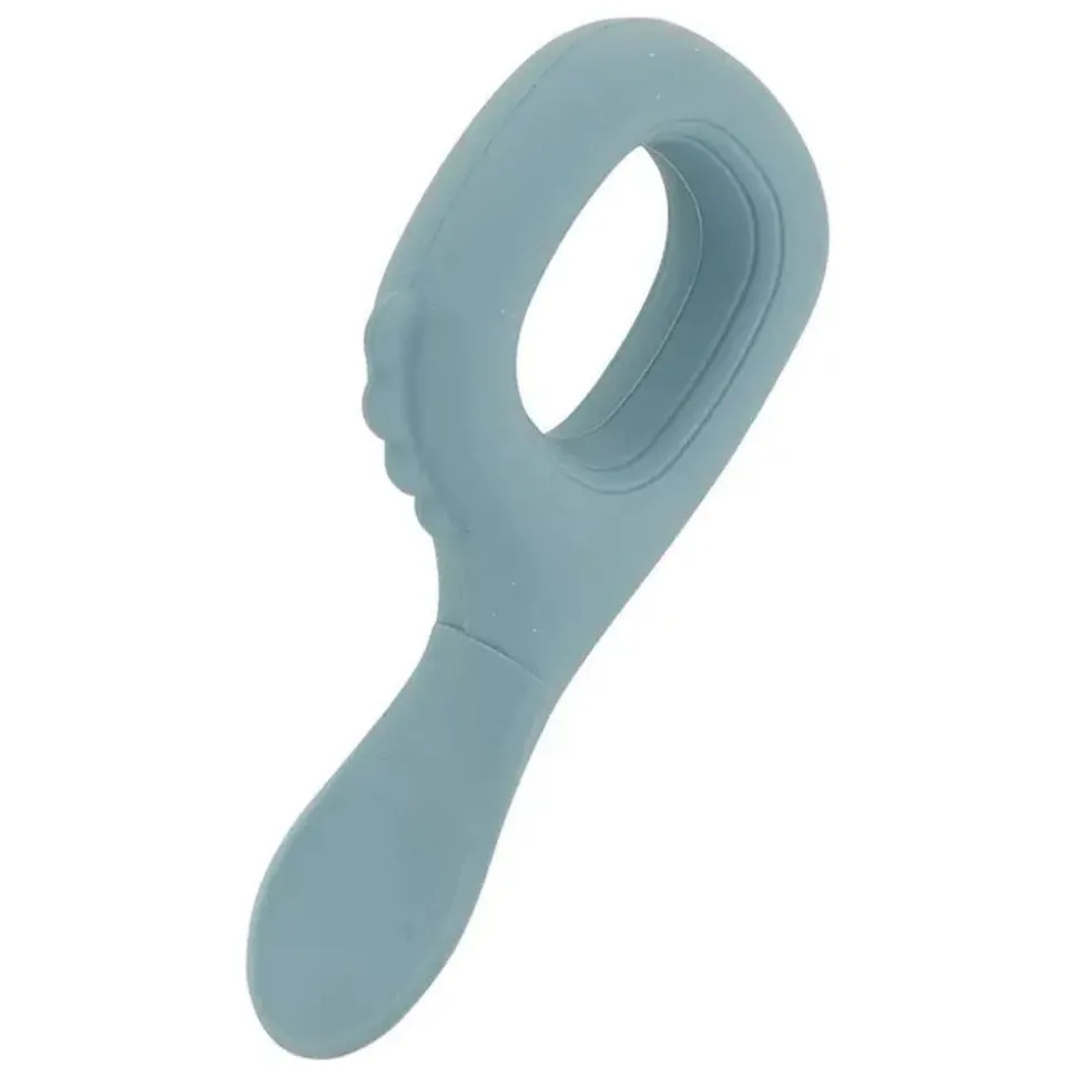 Set bavoir et cuillère yum - bleu