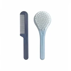 Set coiffure brosse et peigne - iron blue