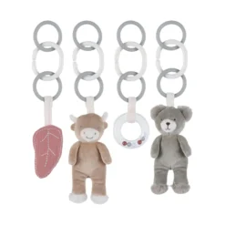 Set d'activités sensoriel fluffy, orso & lily pour arche d'éveil