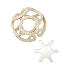 Set de 2 balles en silicone argile et blanc