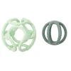 Set de 2 balles en silicone menthe