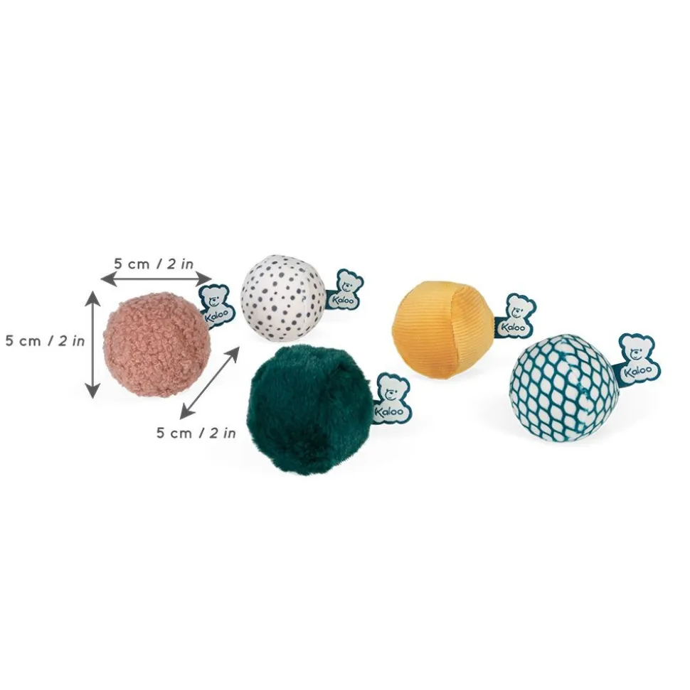 Set de 5 balles sensorielles