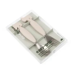 Set de 2 couverts easy-grip deer friends sable