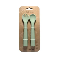 Set de 2 couverts petit croc avocat