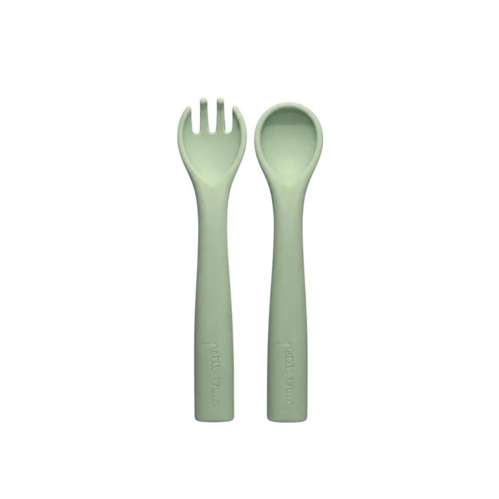 Set de 2 couverts petit croc avocat