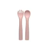 Set de 2 couverts petit croc litchi