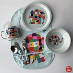 Set de 3 couverts pour bébé elmer