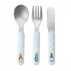 Set de 3 couverts pour bébé pierre lapin