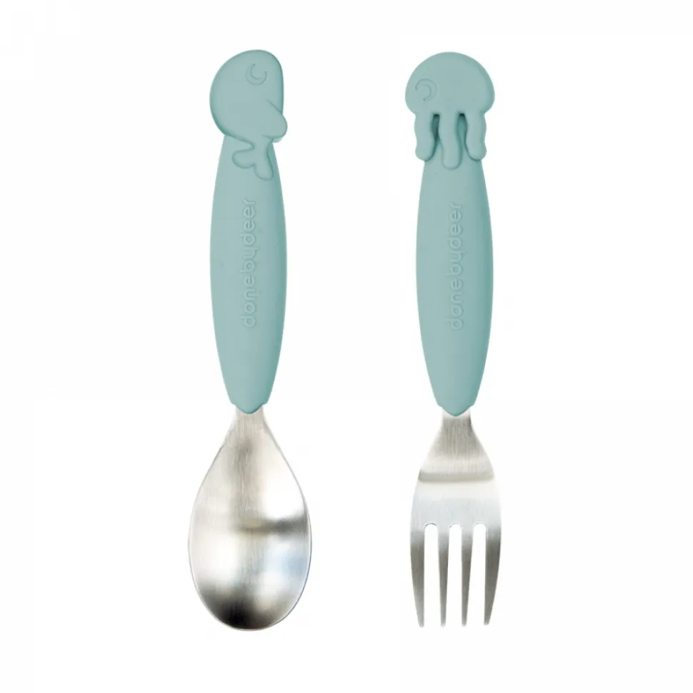 Set de couverts sea friends bleu