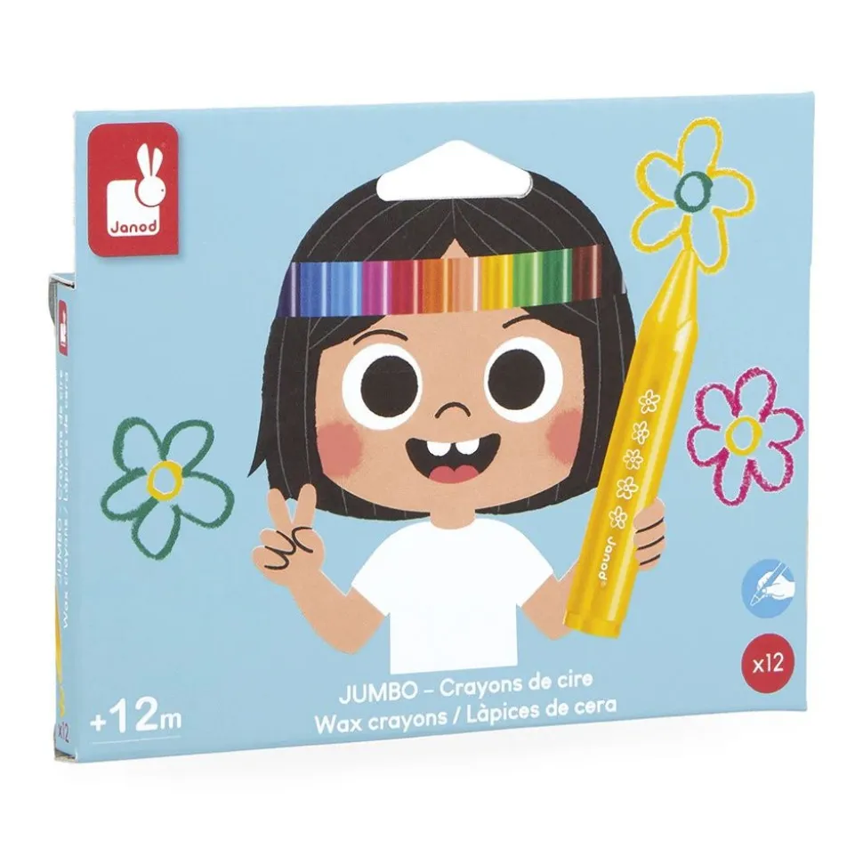 Set de 12 crayons de cire