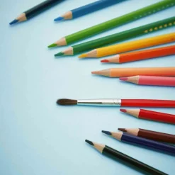 Set de 12 crayons de couleurs aquarellables